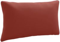 vidaXL Rugkussen PUTTEN 100% Polyester Rood 70 x 40 x 15 cm
