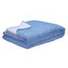 Pikolin Home Omkeerbaar dekbed, 300 g, tweekleurig, voor kinderbed 60 cm breed, warm, ademend, blauw/wit, 100 x 120 cm