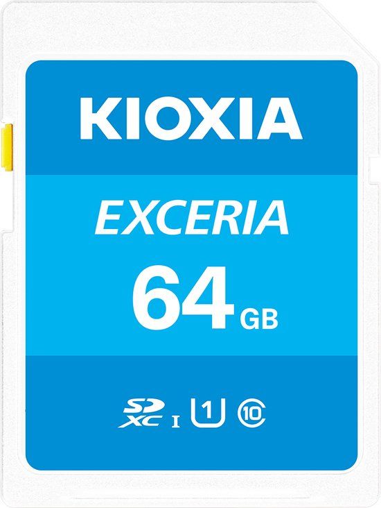 Kioxia EXCERIA SDXC 64GB - SD-kaart - 100 MB/s
