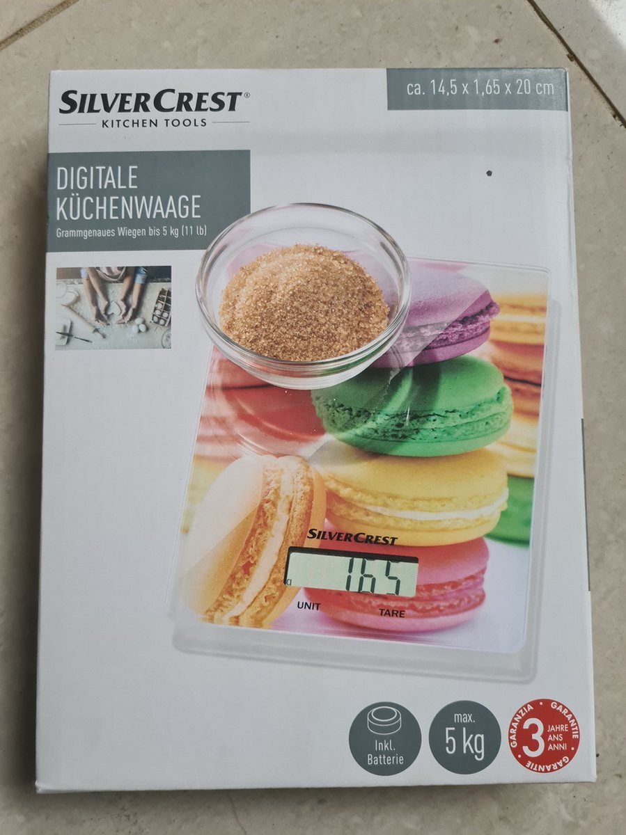 Silvercrest Digitale Keukenweegschaal Macarons