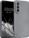 kwmobile metallic telefoonhoesje van TPU - geschikt voor Samsung Galaxy A37 5G - Flexible case voor smartphone - In metallic grijs