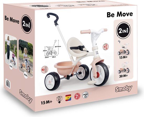 Smoby Be Move Driewieler Roze
