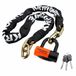 Kryptonite Catena New York 1217 con Ghiera Evs4 Unisex – Adulto, Arancione, 12 mm x 170 cm