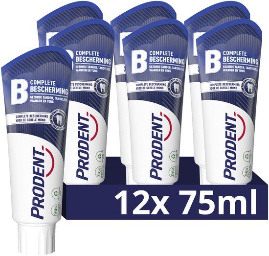 Prodent Tandpasta - Complete Bescherming - 12 x 75ml - Met Fluoride
