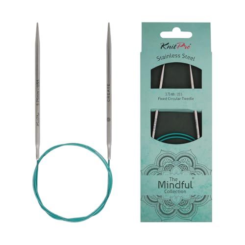 KnitPro 36098 rondbreinaald Mindful 3,75 mm 80 cm Engels, blauwgroen