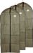 Kipit Kledinghoes - 3x - met kijkvenster - grijs - 60 x 137 cm