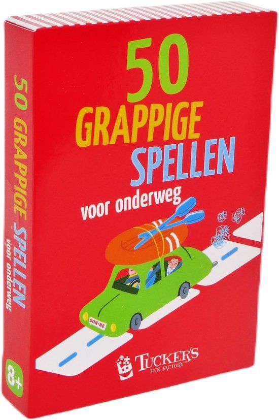 Tucker's Fun Factory 50 Grappige Spellen voor Onderweg - Educatief spel - Standaard editie
