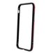 Ksix Aluminium Bumper voor iPhone X - Zwart, Rood