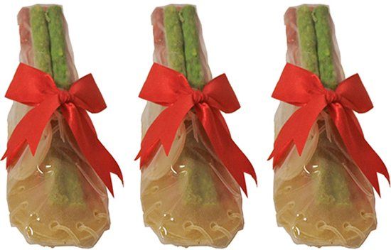 Boony Kerst kauwschoen gevuld met munchy - per 3 stuks - 15 cm