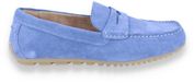 Tamaris Heren Loafers Blauw Leer Maat 45