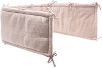 Jollein Boxbumper - 180x30cm Boxomrander - Sprinkle Knit - Silk Rose