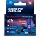 Alpine Hearing protection Alpine Racing Pro Oordoppen - Officiële 24H LeMans® herbruikbaar oordoppen - Hoogwaardige oordoppen voor races en evenementen - SNR 22dB - Zwart