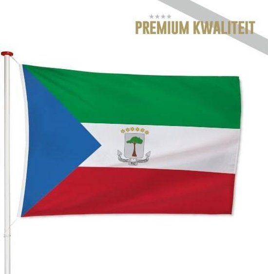 Equatoriaal-Guinese Vlag Equatoriaal-Guinea 40x60cm - Polyester - Geschikt voor boot