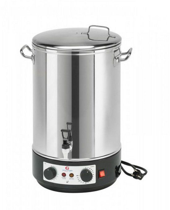 Guillouard Elektrische Sterilisator met Kraan en Timer 32L 2500W RVS