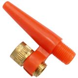 Softee Pak 10 opblaasnaalden voor ballen met adapter voor dun ventiel