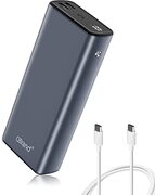 QBrand Power Bank met Dual USB-C PD 65W externe batterij met