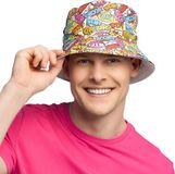 Boland - Bucket hat Rave pop art Multi - 59 cm