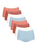 SLOGGI Slip 'Basic+' lichtblauw / mandarijn / merlot / wit