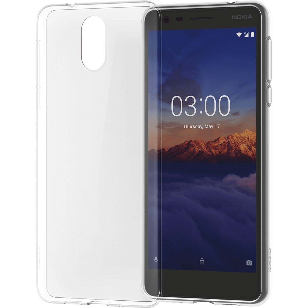 Nokia 1A21T5W00VA - Mobiele telefoon behuizing - Transparant