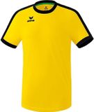 Erima Retro Star Shirt Korte Mouw Kinderen - Zwart / Geel | Maat: 116