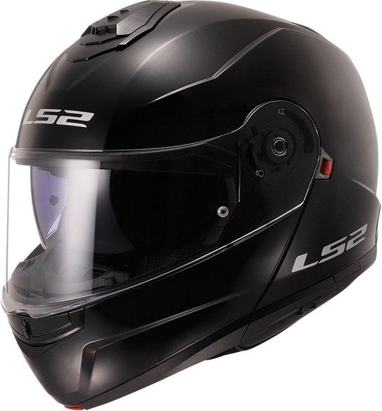 LS2 FF908 STROBE II Gloss Zwart-06 Systeemhelm - Maat XS