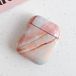 By Qubix AirPods 1/2 hoesje Marble series - hard case - Marble roze - Schokbestendig