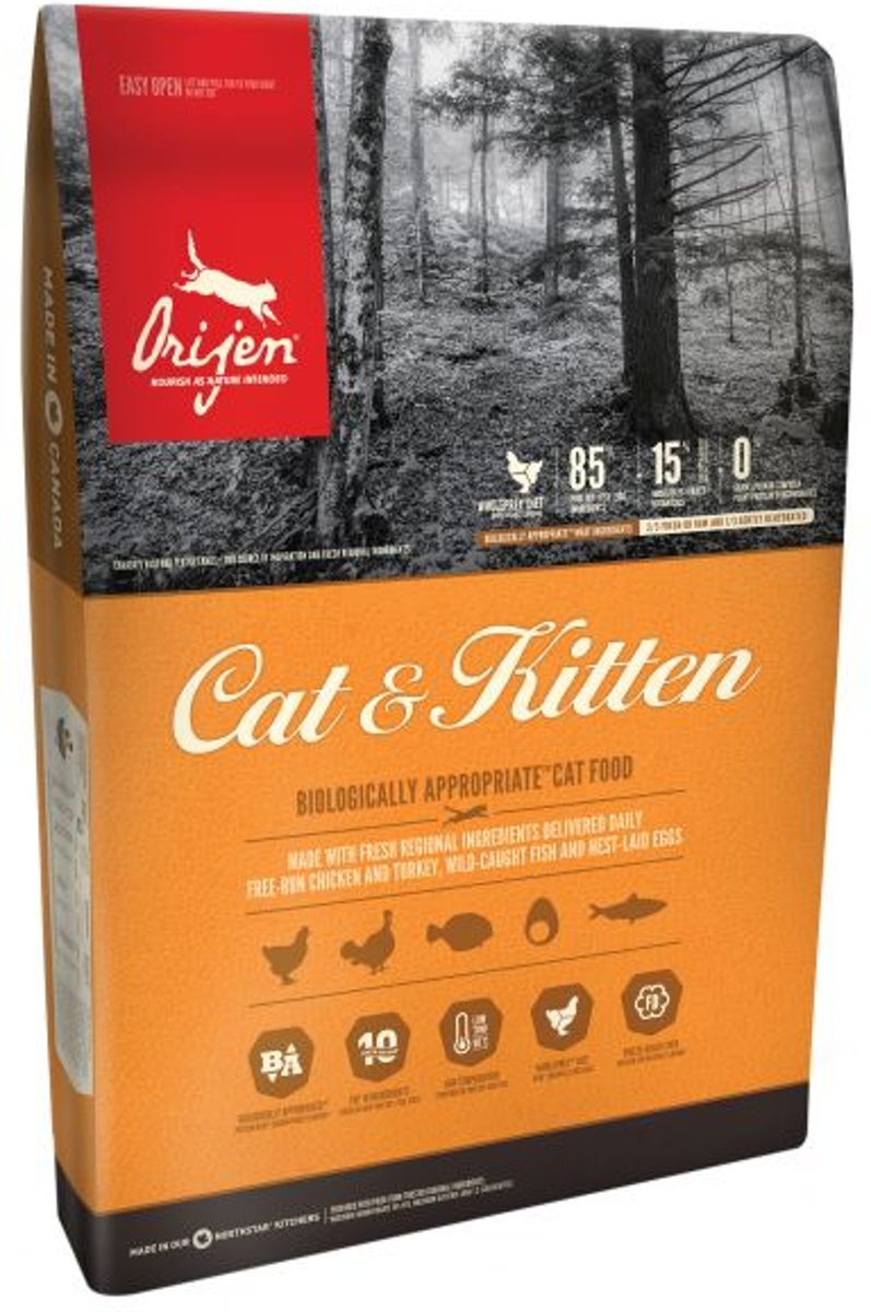 Orijen cat & kitten kattenvoer 1,8 kg