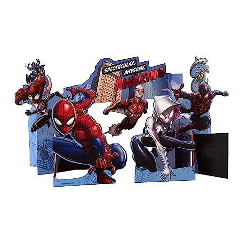 Hallmark Hallmark Verjaardagskaart voor zoon - 3D MARVEL Spider Man Design