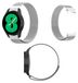 Wigento Samsung Geweven Stof Polsband voor Galaxy Watch 6, 5, 4