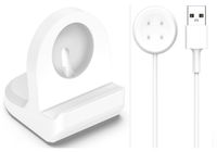 Wigento Google Pixel Watch 3, 41/45mm: Siliconen Oplaadstandaard + Oplaadkabel, 1 Meter