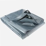 WERKA PRO Multifunctioneel afdekzeil, grijs en zwart, 200 g/m², 6 x 6 m