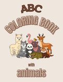 ABC COLORING BOOK WITH ANIMALS