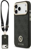 Guess Étui 4G Strass Logo Grande Bande Magsafe Pour iPhone 17 Pro Max