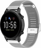 By Qubix Qubix Milanese Bandje voor Huawei Watch GT 4 / GT 5 (41mm) & GT 5 Pro (42mm) - Zilver