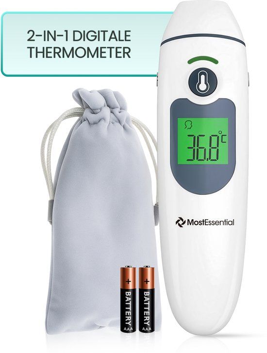 MostEssential 2-in-1 Digitale Koortsthermometer