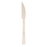 10 Luxury 10-piece ivory wood fiber knives, 20 cm