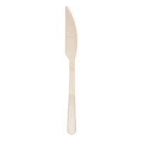 10 Luxury 10-piece ivory wood fiber knives, 20 cm