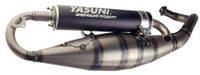 Yasuni Pot d'échappement pour Scooter Gilera 50 DNA Avant 2020 Neuf - Verni Silencieux Noir