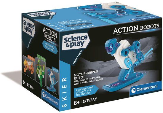 Clementoni Ski Robot - Science & Play STEM Speelgoed Bouwpakket - Vanaf 8 Jaar