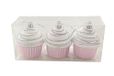 Nataluna L.Candy roze cupcake hanger, 3 stuks, zoals afgebeeld