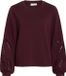 VILA - VISANDY L/S DETAIL SWEAT TOP - Pull femme