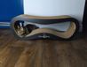 Mruu&Pruu GRAND LIT POUR CHAT Poteau griffoir Planche griffoir Panier griffoir Poteau griffoir Carton Panier griffoir Lit pour chat 78x28x24 cm noir