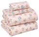Ruvanti 4-delige beddengoedset voor tweepersoonsbed, 100% katoen, percal | 4-delige set, 40,6 cm diepe zak, helder en verfrissend, zacht en ademend, fris gevoel