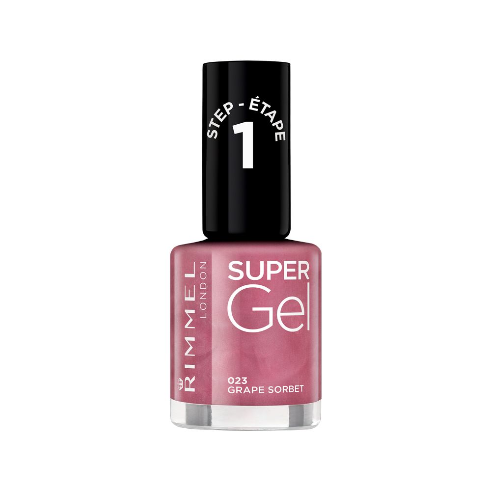 Rimmel Super Gel Nail Polish - 023 Grape Sorbet - 12 ml