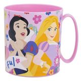 STOR Disney Prinsessen kinderbeker, kunststof, 390 ml, magnetronbestendig, robuust en herbruikbaar voor kinderen