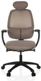 hjh OFFICE RI-COVER Bureaustoel Mesh/Stof Grijs