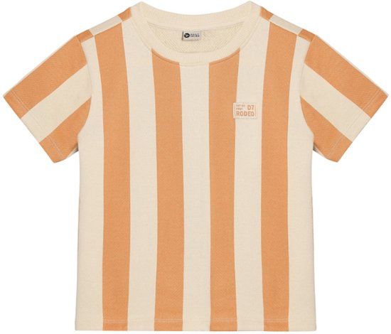 Daily7 T-shirt Big Stripe Sandstone Maat 98