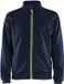Blåkläder Service sweatshirt met rits 3362-2526 - Donker marineblauw/High Vis Geel - M