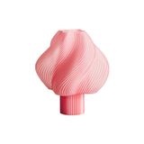 CRÈME ATELIER - Lampe sans fil rechargeable en rotin - Rose - PLA recyclé - Designer Crème Atelier