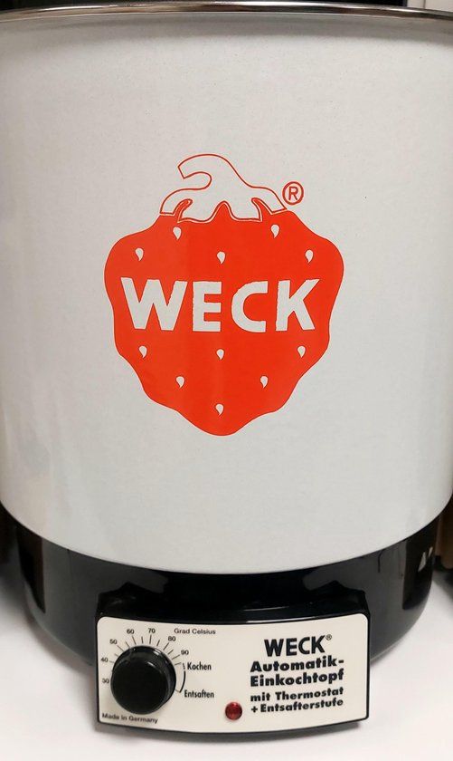 Weck WAT14 - Elektrische Weckketel voor Inmaken - 29 Liter - Wit